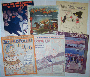 The Sounds of Music - A Family’s Collection of Vintage Sheet Music. image