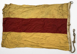 Flag Evidently from the Battleship Indiana. image