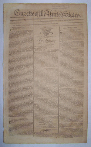 Gazette of the United States. image