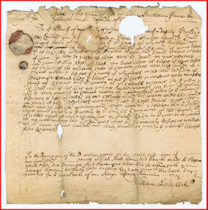 Arrest two Plymouth Men who “so unjustly Refuse” to Pay Debt – 1714. image